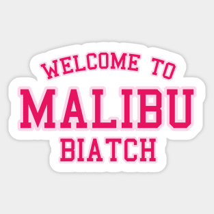 Wild Child Welcome To Malibu Sticker